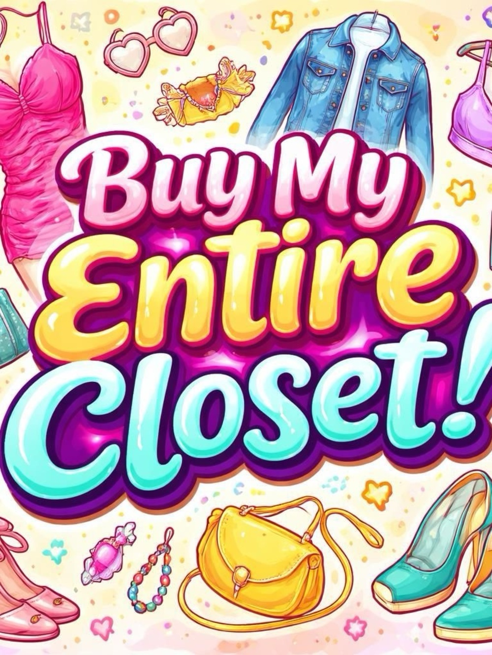 my entire posted closet. 40 items in total (excludes Jenny Yoo Wedding Dress)